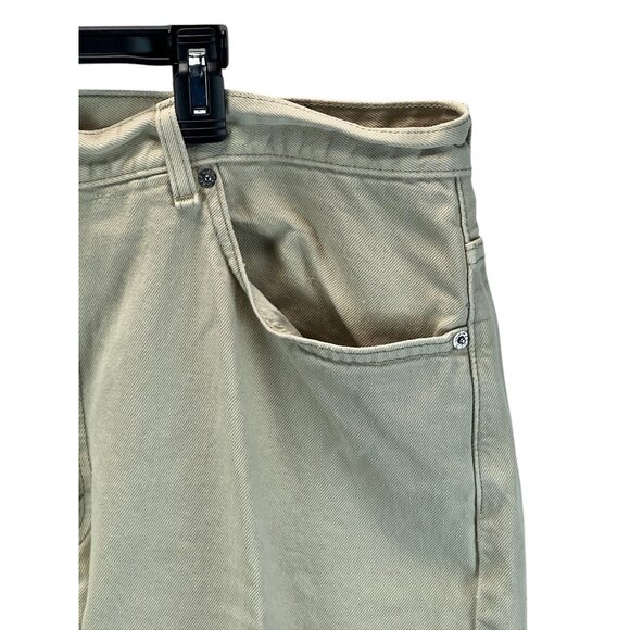 Levis 505 Men's Regular Fit Beige Jeans W40 L32 Cotton Denim Straight Leg Casual - Picture 7 of 10
